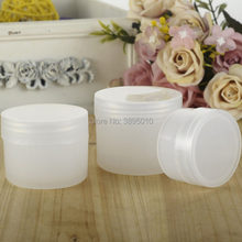 15/30/50g Travel Small Plastic White PP Refillable Facial Cream Jar Makeup Container Cosmetic Packaging Vial Bottle F681 2024 - buy cheap