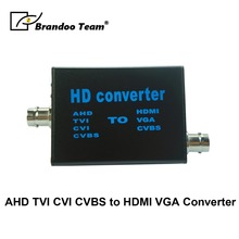 AHD к HDMI/VGA/CVBS HD видео конвертер Поддержка 1080P 720P HDMI выход изображения CVI/TVI к HDMI 2024 - купить недорого