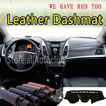 For SsangYong Korando 2010 2011 2015 2016 2017 2018 2019 Leather Dashmat Dashboard Cover Dash Carpet Custom Car Styling LHD+RHD 2024 - buy cheap