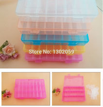 Factory Wholesale 1 Lot=10 Sets  Embroidery Cross Stitch Box Tool Plastic Detachable 24 Grids Fast Shipping 2024 - buy cheap