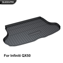 QUEES Custom Fit Cargo Liner Boot Tray Trunk Floor Mat for Infiniti QX50 2015 2016 2017 2024 - buy cheap