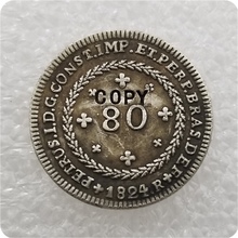 1824 Brazil 80 Reis COIN COPY 2024 - buy cheap