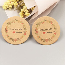 1000Pcs/Lot Kraft Paper Regular Size Round Hanging Head Tags For Ladies Wool Cap Gifts Bags Price Card Paper Tags Customization 2024 - buy cheap