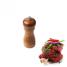 1Pcs Oak Wood Handheld Spice Nut Grinders Pepper Seasoning Grinder Cooking BBQ Tools 2024 - buy cheap
