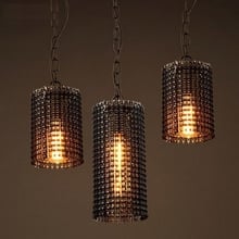 Lámpara colgante Retro Para comedor, luminaria Edison de cadena de Metal, creativa, estilo Loft, Industrial, Vintage 2024 - compra barato