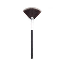 GUJHUI 1pc Professional Large Fan Shape Foundation Powder Makeup Brush Blush Contour Brush Essential Makeup Tool 2024 - buy cheap