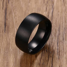 Обручальные кольца с черной матовой отделкой, 8 мм 2024 - купить недорого