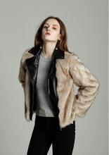 Abrigo de piel de primavera a la moda chaqueta delgada de manga larga con cremallera chaqueta de piel de zorro de imitación para mujer abrigo FR1160 2024 - compra barato