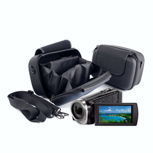 Panasonic dv bolsa de câmera filmadora totalmente almofadada, capa para sony pj670 pj675 pj240 pj350 pj410 cx400 cx405 cx610e 30e 40e panasonic dv 2024 - compre barato