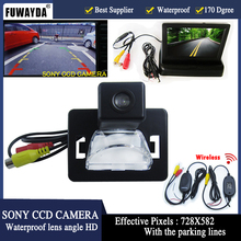 Monitor de coche de cámara de Vista trasera de coche FUWAYDA SONY HD CCD con Monitor LCD TFT de 4,3 pulgadas asistencia de estacionamiento para Mazda 5 2005-2010 HD 2024 - compra barato