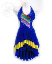 New Latin dance costume sexy senior colors spandex latin dance dress for women latin dance competition dresses S-4XL 2024 - buy cheap