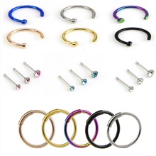 20pcs/lot Steel Segment Ring Ear Piercings Nose Ring Lip Piercings Ear Ring Captive Bead Ring Body Jewelry Piercings Lot#281668 2024 - buy cheap