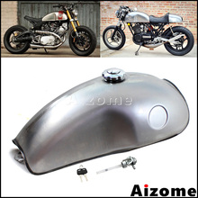 Cafe Racer-tanque de combustible de 2,6 Gal para motocicleta, para Honda, Kawasaki, Ducati, Yamaha, BMW CB, XS, SR, XV, RD50, 350, 400, R100, R, 750 2024 - compra barato