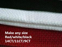 Factory Sale Embroidery Cross Stitch Aida Cloth 50X50 cm Whites/Red/Black 14CT/11CT/9CT 2024 - buy cheap