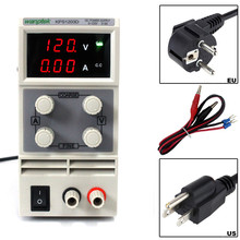 Mini digital 0-120v 0-3a display led interruptor dc fonte de alimentação frete grátis alta precisão ajustável 110v/220v dc fonte de alimentação 2024 - compre barato