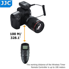 JJC Camera 2.4GHz 56 Channels DSLR RF Wireless Timer Remote Control for SONY A7III/A6300/A6500/A6000/RX100IV/RX100V/RX10/A58/A7 2024 - buy cheap