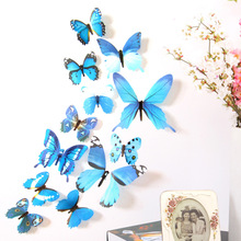 120pcs 3D Butterfly Sticker for Kids rooms Decoration Children Bedroom Nursery Wedding Party Decorative Accessories Home Decor 2024 - buy cheap