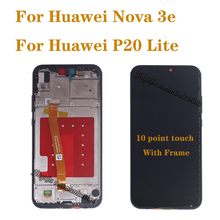 Pantalla Original de 5,84 "con marco para Huawei P20 Lite, Ane-lx3 LCD + MONTAJE DE digitalizador con pantalla táctil para Nova 3e, piezas de reparación 2024 - compra barato