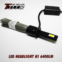2x H1 60W/Set 6400LM  LED Car Auto 6000K White Fog DRL Driving Headlight Lamp Bulbs W/ Fast Cooling Belt 2024 - buy cheap