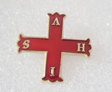 Красный Крест Константина масоном масонской с лацканами Булавки знак 2024 - купить недорого