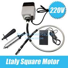 Motor quadrado ltaly de 220v, máquina de gravação e polimento, ferramenta básica para gravação em ouro, 18000 r.p.m 180w 2024 - compre barato