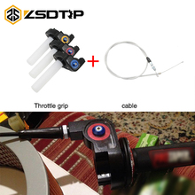 ZSDTRP 22mm empuñaduras de ajuste de giro Abrazadera para Acelerador de plástico con Cable de acelerador para motocicleta Pit Dirt bicicleta Motocross ATV Off road 2024 - compra barato