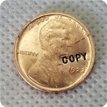 COPY REPLICA 1922 NO D Lincoln Wheat Cent Penny 2024 - buy cheap