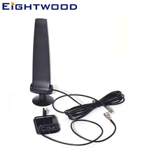 Eightwood telefone titular com omni antena gsm cdma 4g lte amplificador de sinal amplificador antena fme conector 2 m extensão para huawei 2024 - compre barato