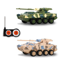 Tanque de Control remoto de cuatro vías para niños, tanque de batalla, Panzer, Control remoto, vehículo blindado, juguetes electrónicos 2024 - compra barato