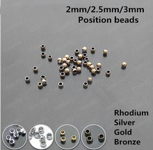 Hot 200pcs Positioning Beads Crimp End Beads Spacer Bijoux For Women Handmade Bracelet Necklace Pendant DIY Jewelry Findings 2024 - buy cheap