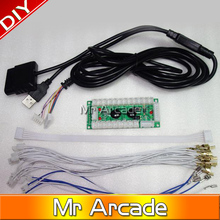 Zero Delay Arcade USB Encoder Play Station PC PS2 PS3 Joystick For Arcade Controllers 2Pin Rocker + Sanwa Push Buttons Cable 2024 - buy cheap
