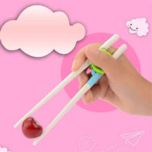 1 Pair Chopsticks for Sushi Baby Kids Cartoon Food Sticks Easy Use Fun Learning Training Helper Dishes Dinner Game Kitchen tools 2024 - buy cheap
