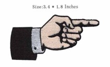 The fingers embroidery patch 3.4" wide  target/applique/iron on patch 2024 - buy cheap