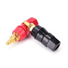 1 Pair Banana Plugs Couple Terminals Red Black Connector Amplifier Terminal Binding Post Banana Speaker Plug Jack New Arrival 2024 - buy cheap