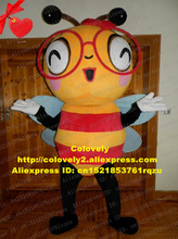 Fantasia de mascote de abelha wasp hornet, vespido bumblebee, bombus, figura de adulto, minipink, atração turística, zz4823 2024 - compre barato