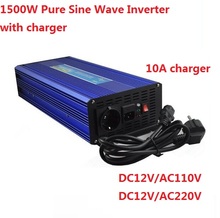 Inversor de UPS de 1500W de potencia de sobretensión de 3000W de CC a CA inversor de onda sinusoidal pura con función de carga de batería 2024 - compra barato