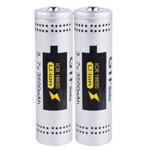 GTF 2PCS 18650 lithium battery 3500mAh has a large capacity of 3.7v bright flashlight 2024 - buy cheap