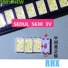 300Pieces/lot   for repair Seoul  konka LED LCD TV backlight strip chip diode 5630 lamp beads 3V 0.5 Watts  100%NEW 2024 - buy cheap
