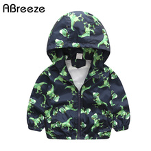 New Spring Summer Children Outerwear & Coats Casual Dinosaur Style Jackets For Boys 2-7Y Boys Hooded Clothes Jackets CQ061 2024 - buy cheap