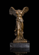 Estatueta escultura de arte em bronze com laços de mármore 2024 - compre barato