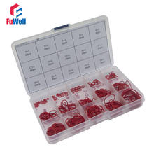 300pcs Red Silicon O Ring Seal Gasket Kit 1mm Thickness 15 Different Sizes O Ring Sealing Assortment Set With Plastic Case Buy Cheap In An Online Store With Delivery Price Comparison Specifications