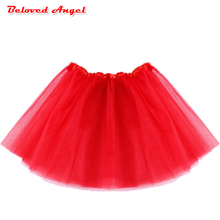 Kids Baby Princess Girls Ballet Dancing Party Tutu Skirt For Girl  3 Layers Tulle Toddler Pettiskirt Children Chiffon 0-8 Years 2024 - buy cheap