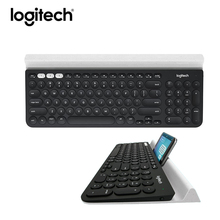 Оригинальная Беспроводная Клавиатура Logitech K780 с несколькими устройствами, клавиатура с Bluetooth, однорежимный телефон, планшет, ноутбук, клавиатура для геймеров 2024 - купить недорого