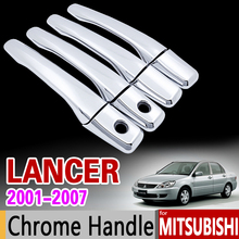 Chrome Door Handle Cover Trim Set for Mitsubishi Lancer 2001 2002 2003 2004 2005 2006 2007 Lancer EVO 7 8 9 VII VIII IX ES LS 2024 - buy cheap