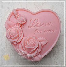 3" Love for ever 50307 Craft Art Silicone Soap mold Craft Molds DIY 2024 - buy cheap