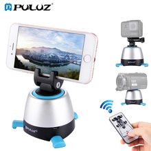 PULUZ Electronic 360 Degree Rotation Panoramic Tripod Head with Remote Controller Rotating Pan Head For Smartphones, GoPro, DSLR 2024 - buy cheap