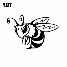YJZT 15.2CM*10CM Large Bumble Bee Funny Car Sticker Vinyl Decal Black/Silver C19-0108 2024 - buy cheap