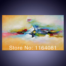 Free shipping handpainted Wall Canvas Art Abstract Oil painting Palette Knife Painting Home Decoration Modem Paintings work 2024 - buy cheap