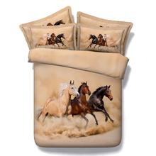 Horse bedding sets quilt duvet cover bedspreads bed in a bag sheets linen doona twin full queen super king size double single 2024 - buy cheap