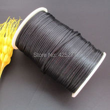 black 100m/roll Factory Price Polyester thread Cord Lace Jewelry Findings Beading Thread  1904 2024 - buy cheap